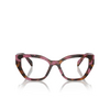 Occhiali da vista Prada PR A16V 18N1O1 cognac begonia tortoise - anteprima prodotto 1/4