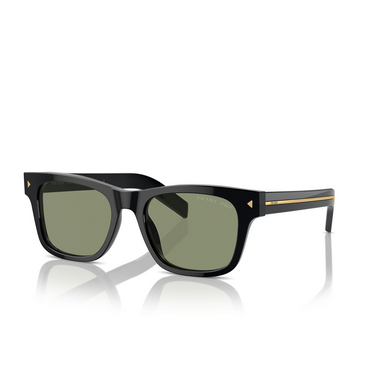 Prada PR A17S Sunglasses 16K20G black - three-quarters view