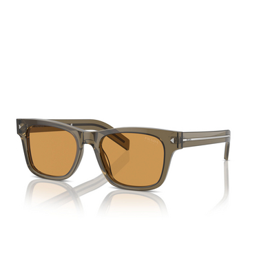 Prada PR A17S Sunglasses 18T60F transparent earth - three-quarters view