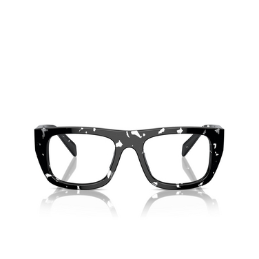 Prada PR A17V Eyeglasses 15O1O1 black crystal tortoise - front view