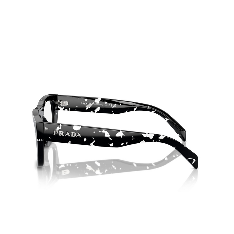 Occhiali da vista Prada PR A17V 15O1O1 black crystal tortoise - 3/4