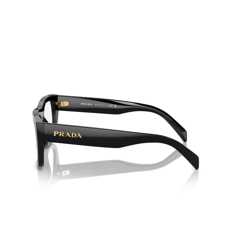 Prada PR A17V Eyeglasses 16K1O1 black - 3/4
