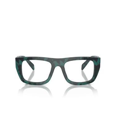 Prada PR A17V Eyeglasses 17U1O1 emerald marble - front view
