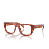 Occhiali da vista Prada PR A17V 18R1O1 cognac tortoise - anteprima prodotto 2/4