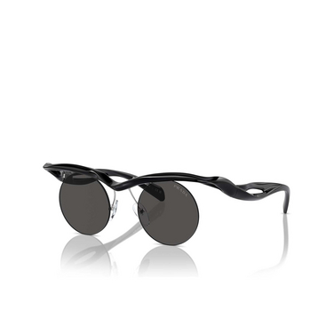 Prada PR A18S Sunglasses 1AB5S0 black - three-quarters view
