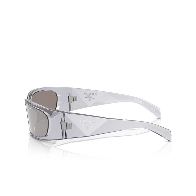 Occhiali da sole Prada PR A19S 12R2B0 transparent grey - 3/4