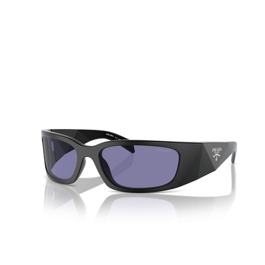 Prada PR A19S Sunglasses 1BO40G matte black - three-quarters view
