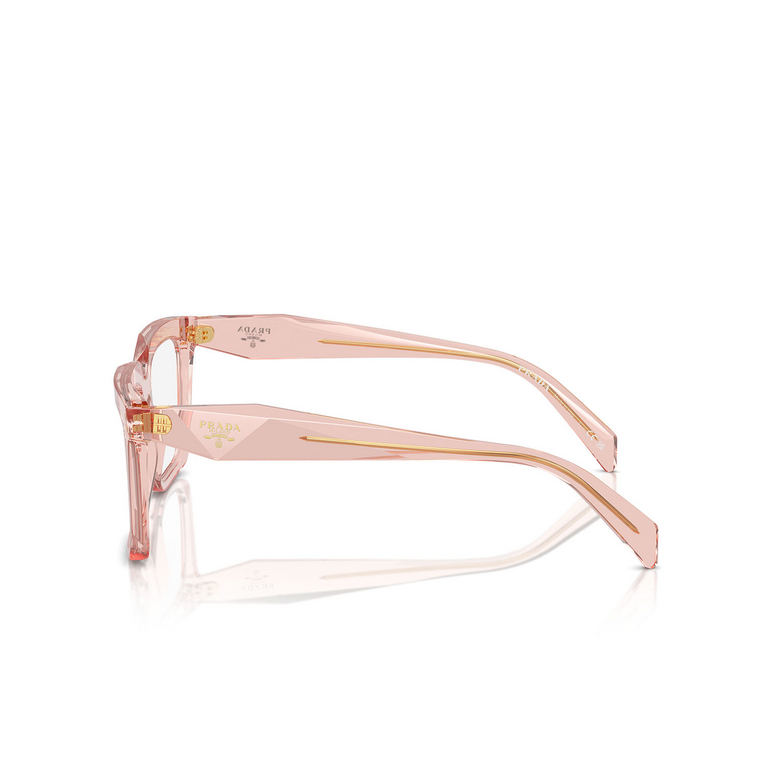 Prada PR A19V Korrektionsbrillen 19Q1O1 transparent peach - 3/4