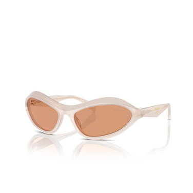 Prada PR A20S Sunglasses 12V07V opal milk - three-quarters view