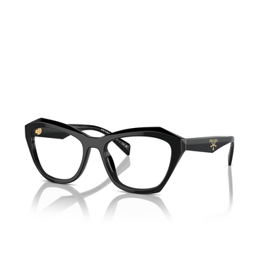 Prada PR A20V Korrektionsbrillen 16K1O1 black - Dreiviertelansicht
