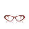 Prada PR A21V Eyeglasses 13V1O1 opal cornelian - product thumbnail 1/4