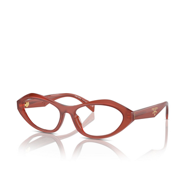 Prada PR A21V Eyeglasses 13V1O1 opal cornelian - three-quarters view