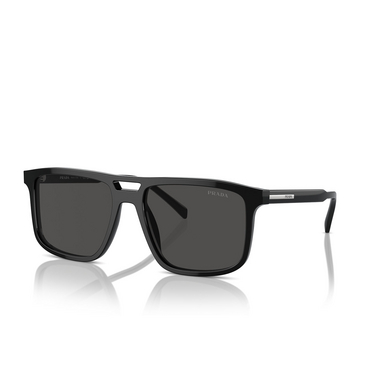 Prada PR A22S Sunglasses 16K08Z black - three-quarters view