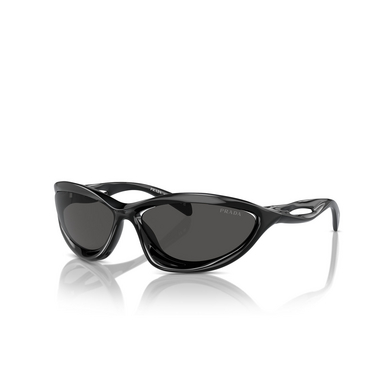 Prada PR A23S Sunglasses 1AB5S0 black - three-quarters view