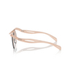 Prada PR A24S Sunglasses 12S0B8 opal peach - product thumbnail 3/4