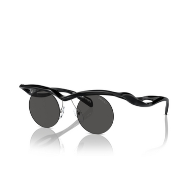 Prada PR A24S Sunglasses 1AB5S0 black - three-quarters view