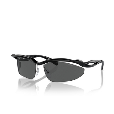Prada PR A25S Sunglasses 1AB5S0 black - three-quarters view
