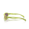 Lunettes de soleil Prada PR A26S 17V20H metallized fern - Vignette du produit 3/4