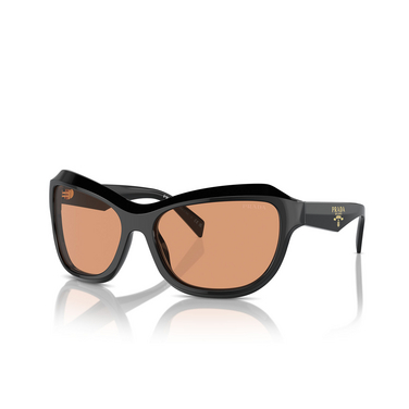 Prada PR A27S Sunglasses 16K07V black - three-quarters view