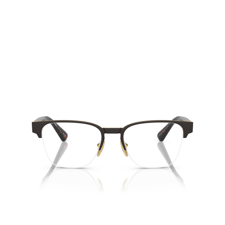 Prada PR A52V Eyeglasses 01U1O1 matte brown - 1/4