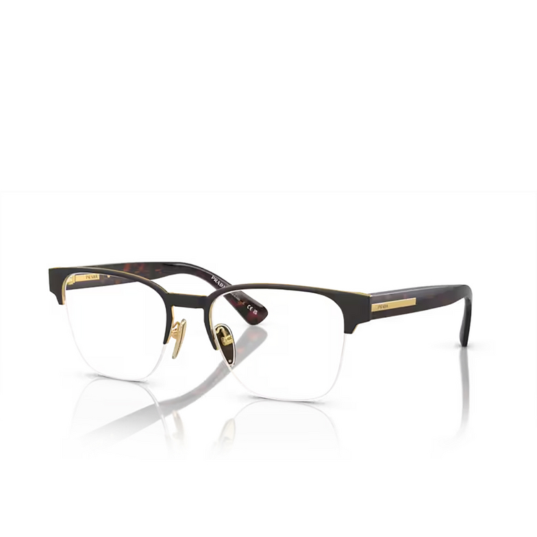 Prada PR A52V Eyeglasses 01U1O1 matte brown - 2/4