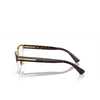Prada PR A52V Eyeglasses 01U1O1 matte brown - product thumbnail 3/4