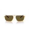 Prada PR A53S Sunglasses 1BK01T matte gold - product thumbnail 1/4