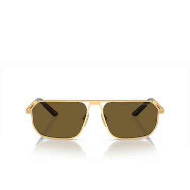 Prada PR A53S Sunglasses 1BK01T matte gold - front view