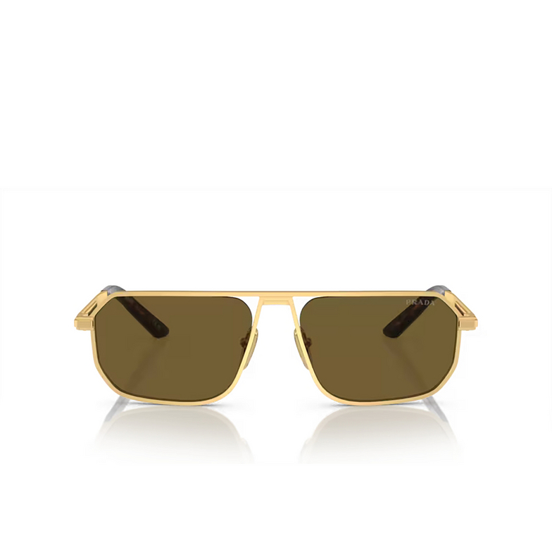 Prada PR A53S Sunglasses 1BK01T matte gold - 1/4