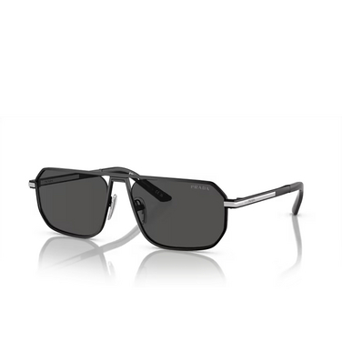 Prada PR A53S Sunglasses 1BO5S0 matte black - three-quarters view