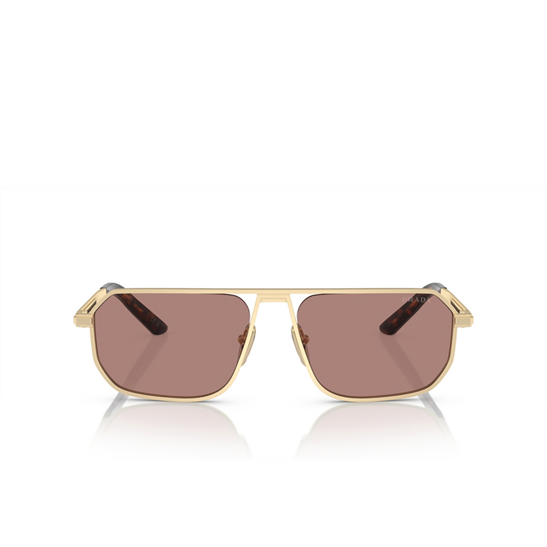 Prada PR A53S Sunglasses VAF10D matte pale gold - 1/4