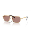 Prada PR A53S Sunglasses VAF10D matte pale gold - product thumbnail 2/4