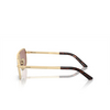 Prada PR A53S Sunglasses VAF10D matte pale gold - product thumbnail 3/4