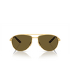 Prada PR A54S Sunglasses 1BK01T matte gold - product thumbnail 1/4