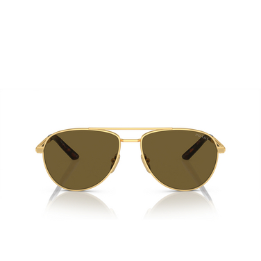Gafas de sol Prada PR A54S 1BK01T matte gold - Vista delantera