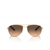 Prada PR A54S Sonnenbrillen VAF50C matte pale gold - Produkt-Miniaturansicht 1/4