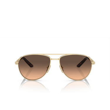Prada PR A54S Sunglasses VAF50C matte pale gold - front view