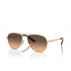 Prada PR A54S Sonnenbrillen VAF50C matte pale gold - Produkt-Miniaturansicht 2/4