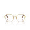 Gafas graduadas Prada PR A54VD 5AK1O1 gold - Miniatura del producto 1/4