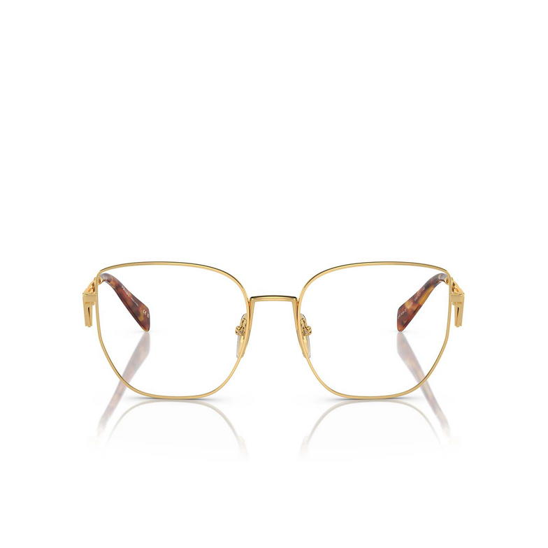Gafas graduadas Prada PR A54VD 5AK1O1 gold - 1/4