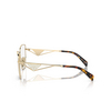 Prada PR A54VD Eyeglasses ZVN1O1 pale gold - product thumbnail 3/4