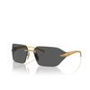 Prada PR A55S Sunglasses 15N5S0 satin yellow gold - product thumbnail 2/4