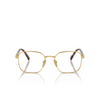 Prada PR A55V Eyeglasses 5AK1O1 gold - product thumbnail 1/4