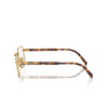 Prada PR A55V Eyeglasses 5AK1O1 gold - product thumbnail 3/4