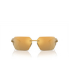 Gafas de sol Prada PR A56S 15N80C satin yellow gold - Miniatura del producto 1/4