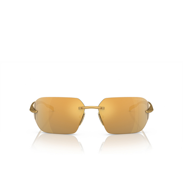 Gafas de sol Prada PR A56S 15N80C satin yellow gold - Vista delantera