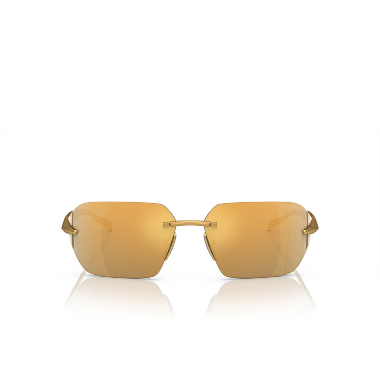 Occhiali da sole Prada PR A56S 15N80C satin yellow gold - 1/4