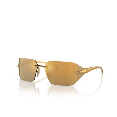 Prada PR A56S Sonnenbrillen 15N80C satin yellow gold - Dreiviertelansicht