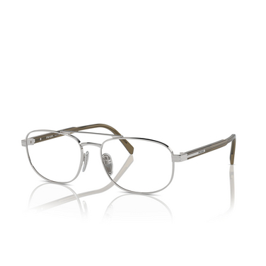 Prada PR A56V Eyeglasses 11U1O1 silver - three-quarters view
