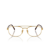 Prada PR A56V Eyeglasses 5AK1O1 gold - product thumbnail 1/4